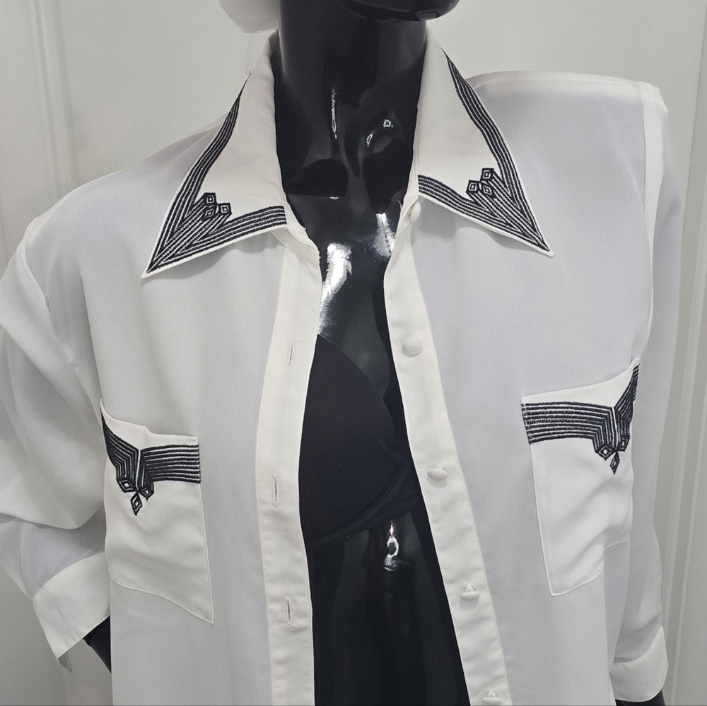 Kathy Che Western Style Embroidered Med